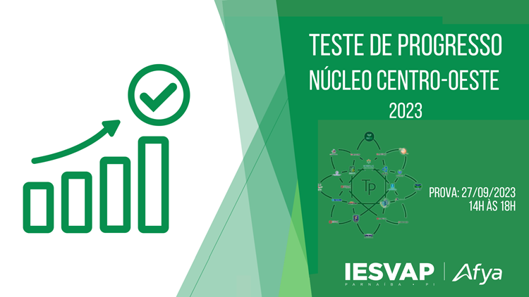 Inscrições teste de progresso
