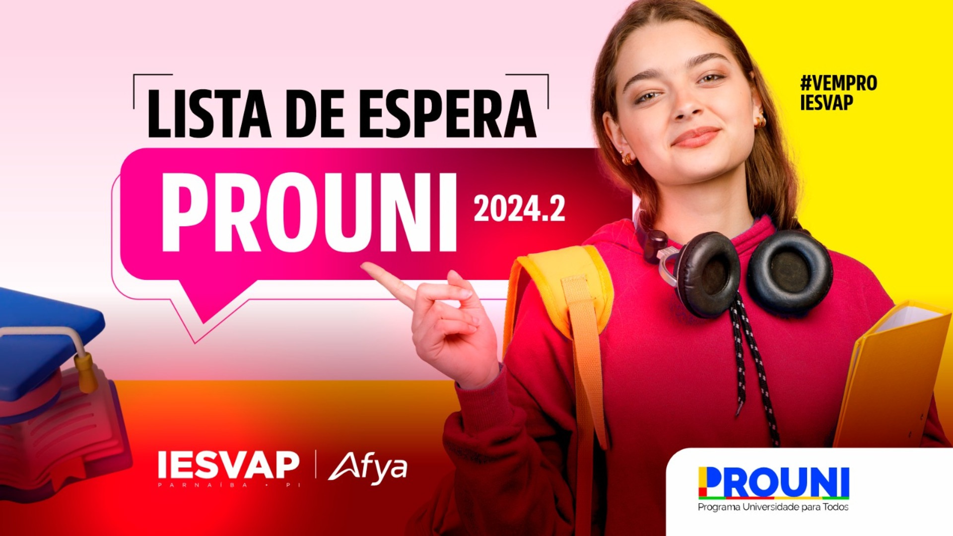 Inscrição para lista de espera PROUNI 2024.2