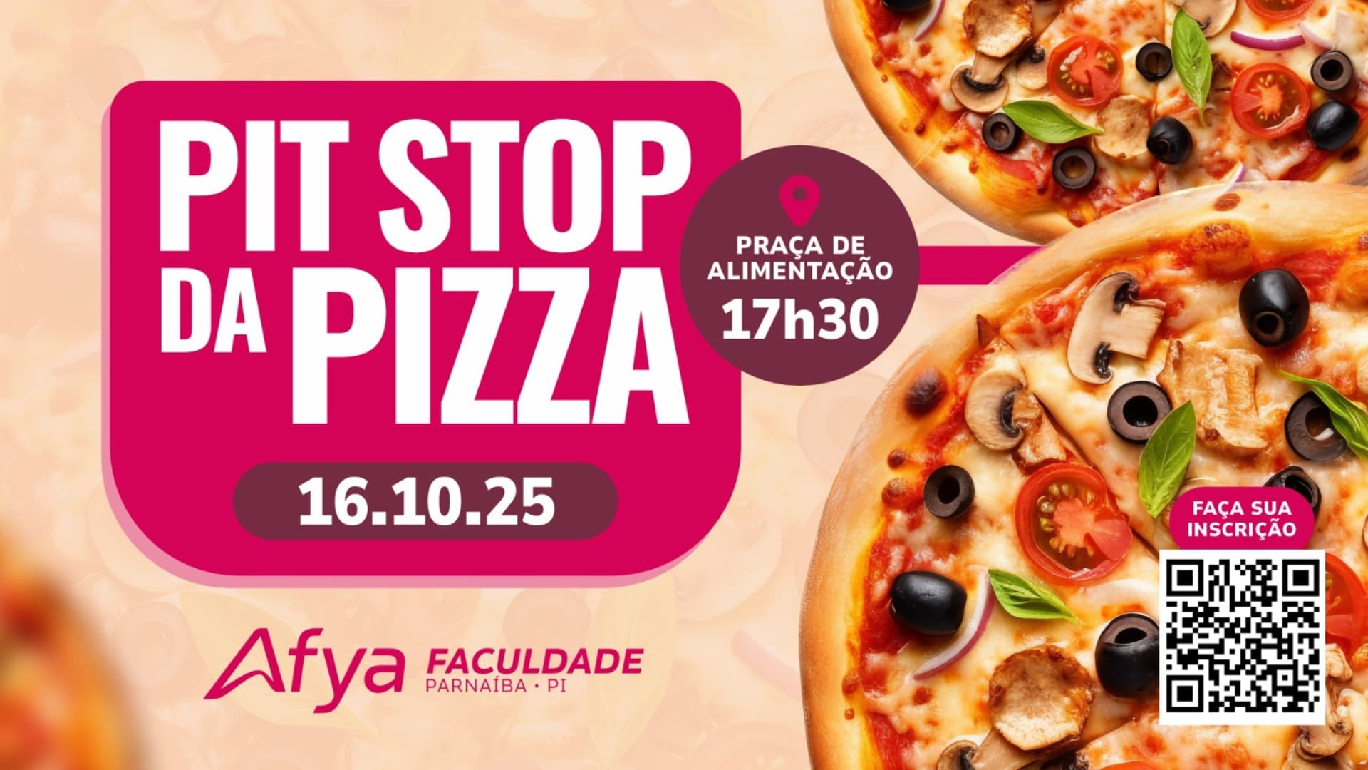 Inscrições - PIT STOP DA PIZZA 2025.2