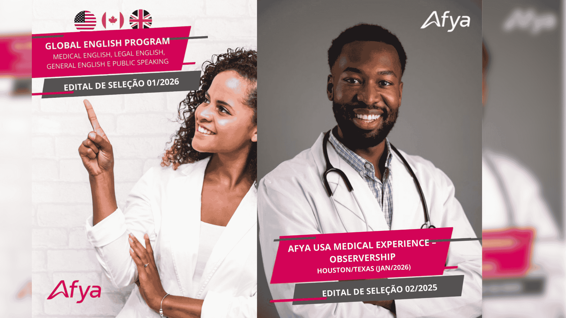 Inscrições para os Programas de Intercâmbio Internacional Afya – Janeiro/2026