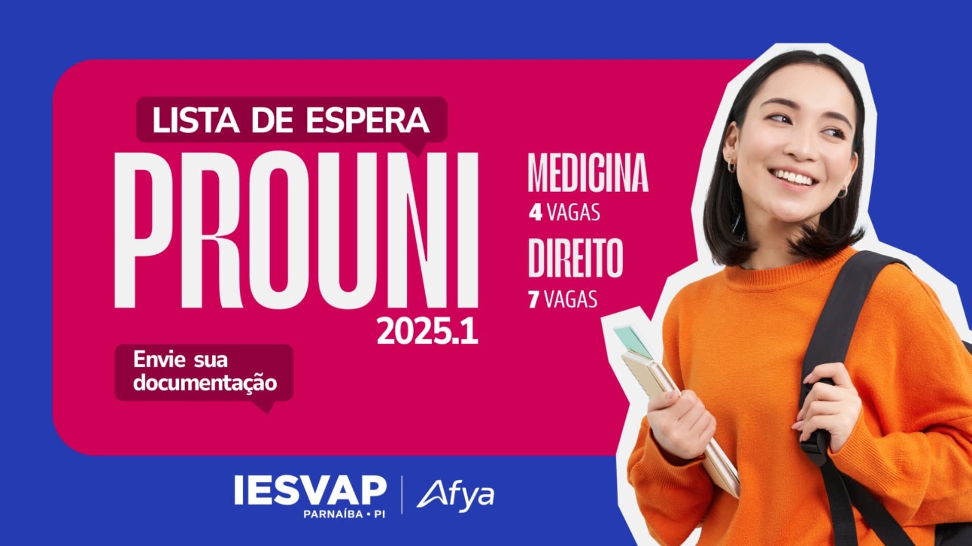 Lista de espera PROUNI 2025.1 - Envie sua documentação