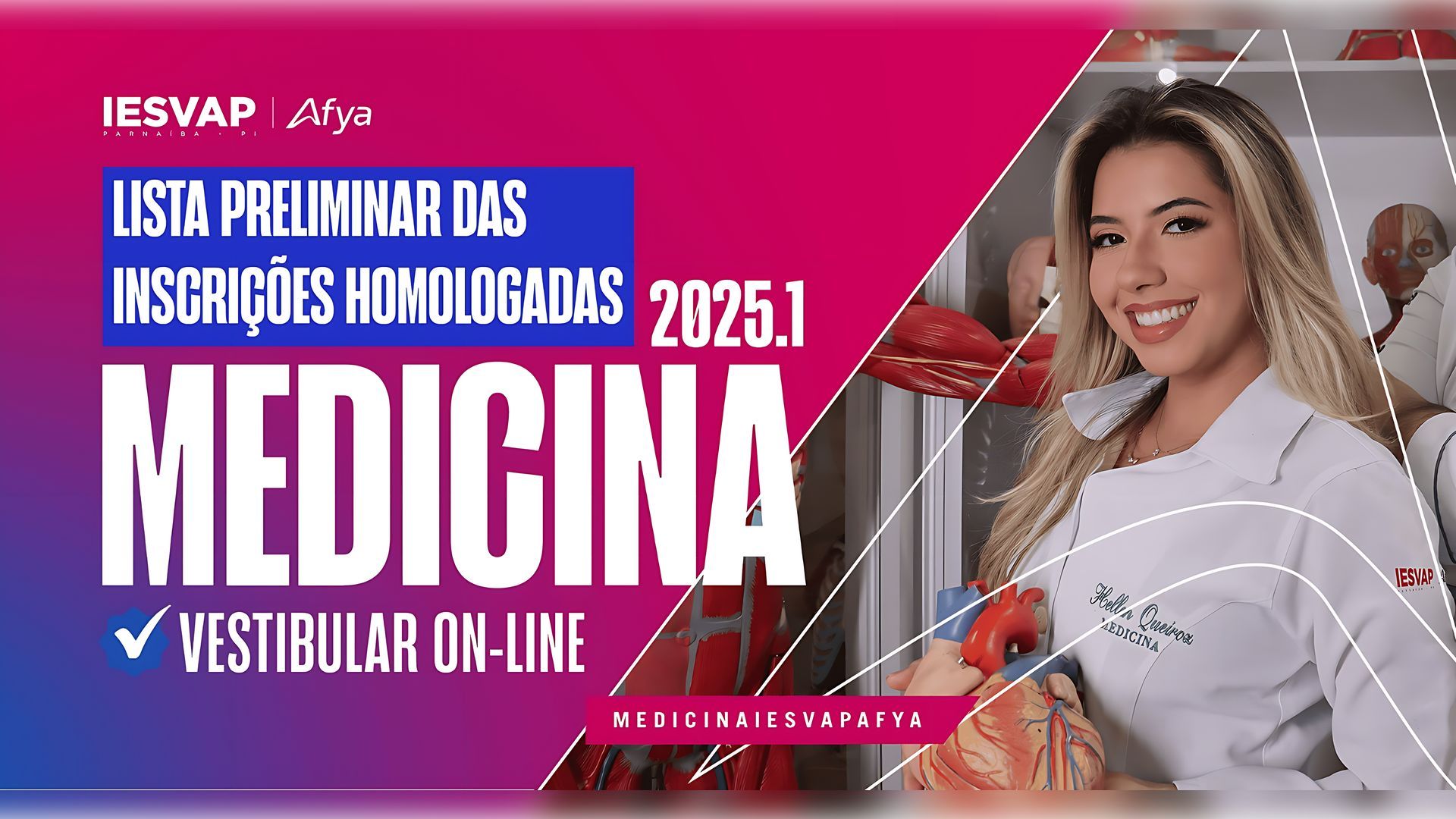 Lista de inscrições preliminares homologadas