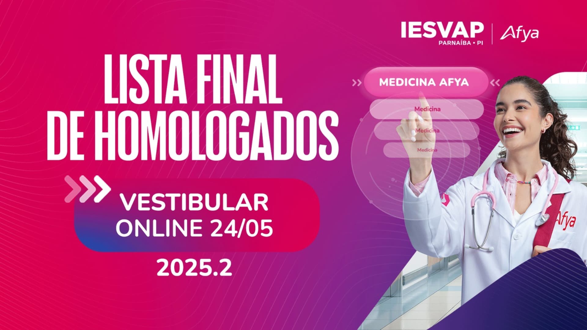 Lista Final de Homologados PS Medicina 2025.2 - Vestibular Online