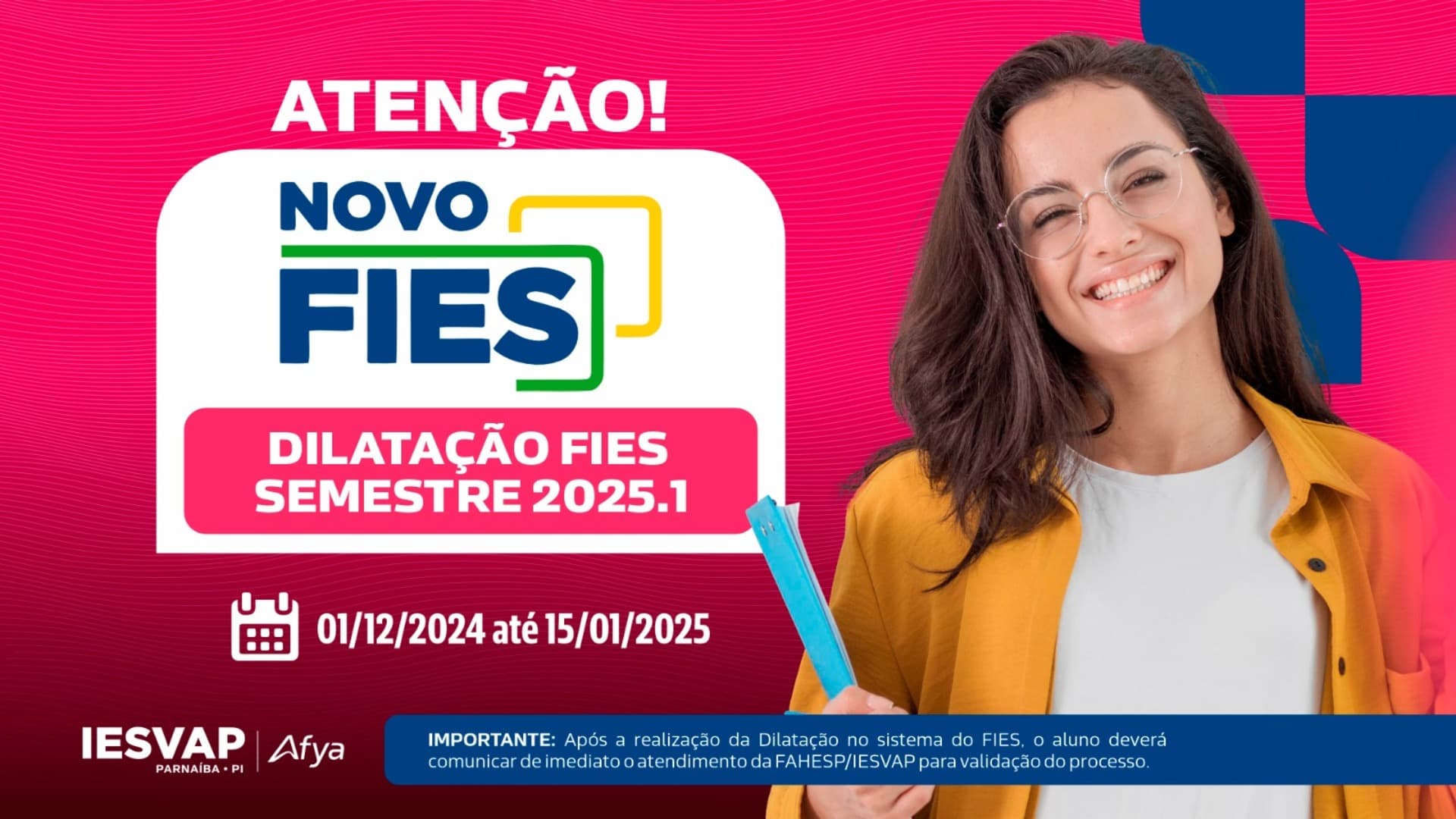 Novo FIES / aditamento de dilatação 2025.1