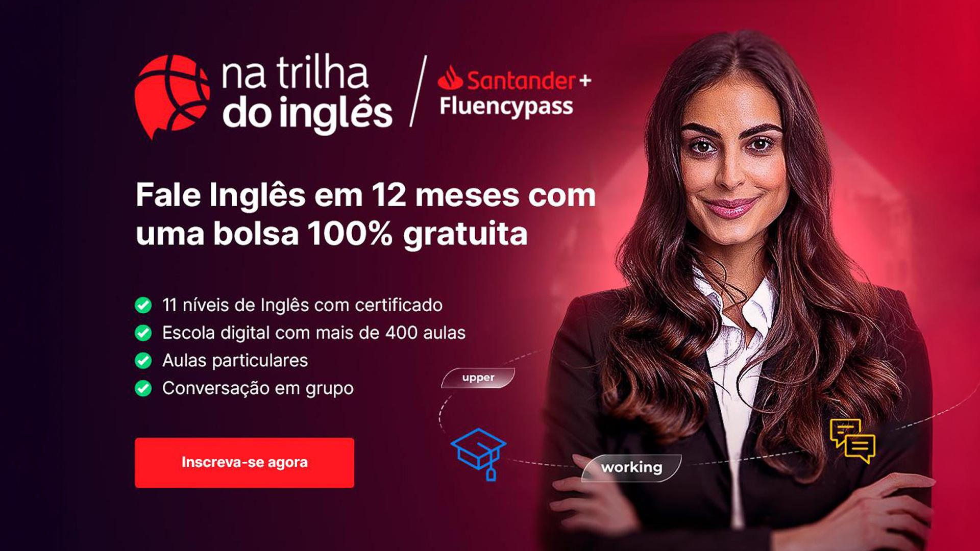 Programa Santander na Trilha do Inglês