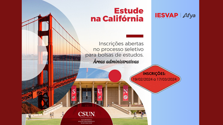 Programa de bolsas parciais de estudos na Califórnia, ofertado pela California State University Northridge e pela University of La Verne.