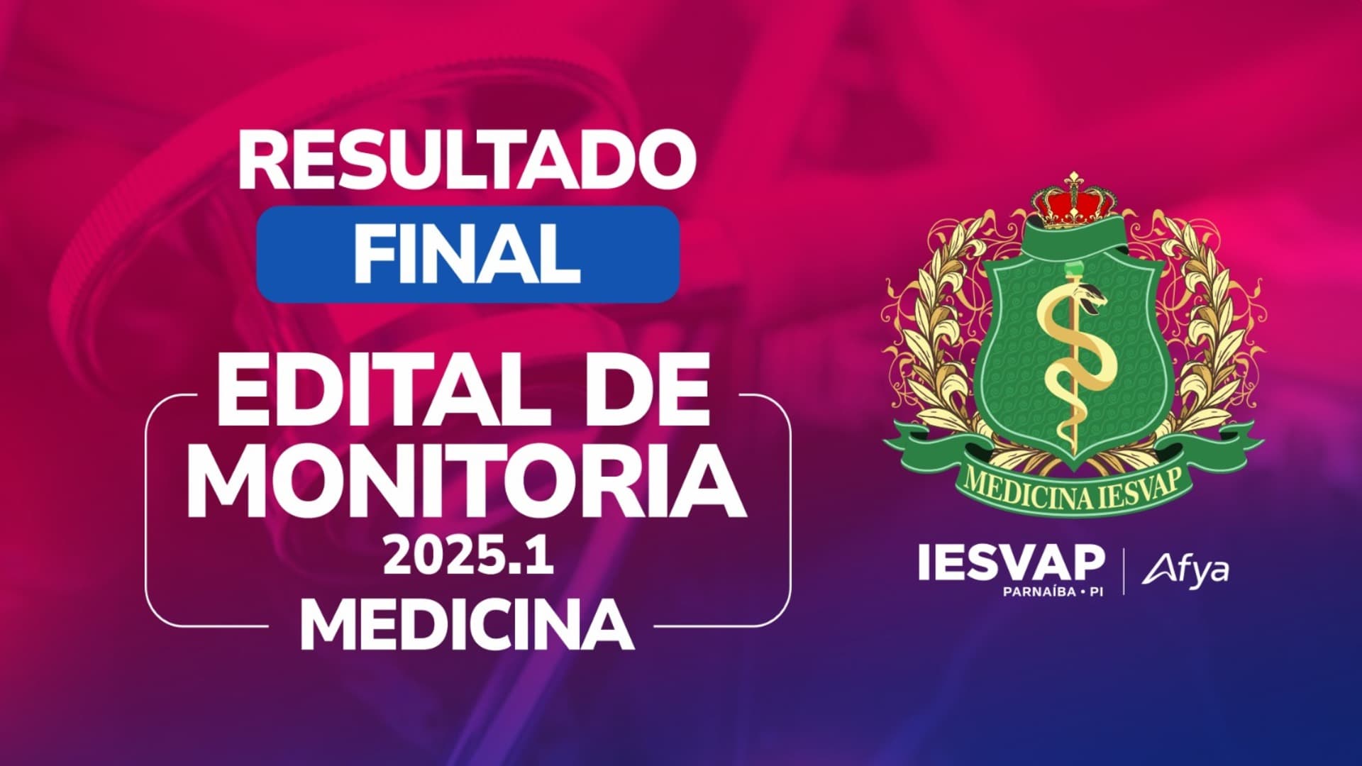 Resultado final - monitoria de Medicina 2025.1