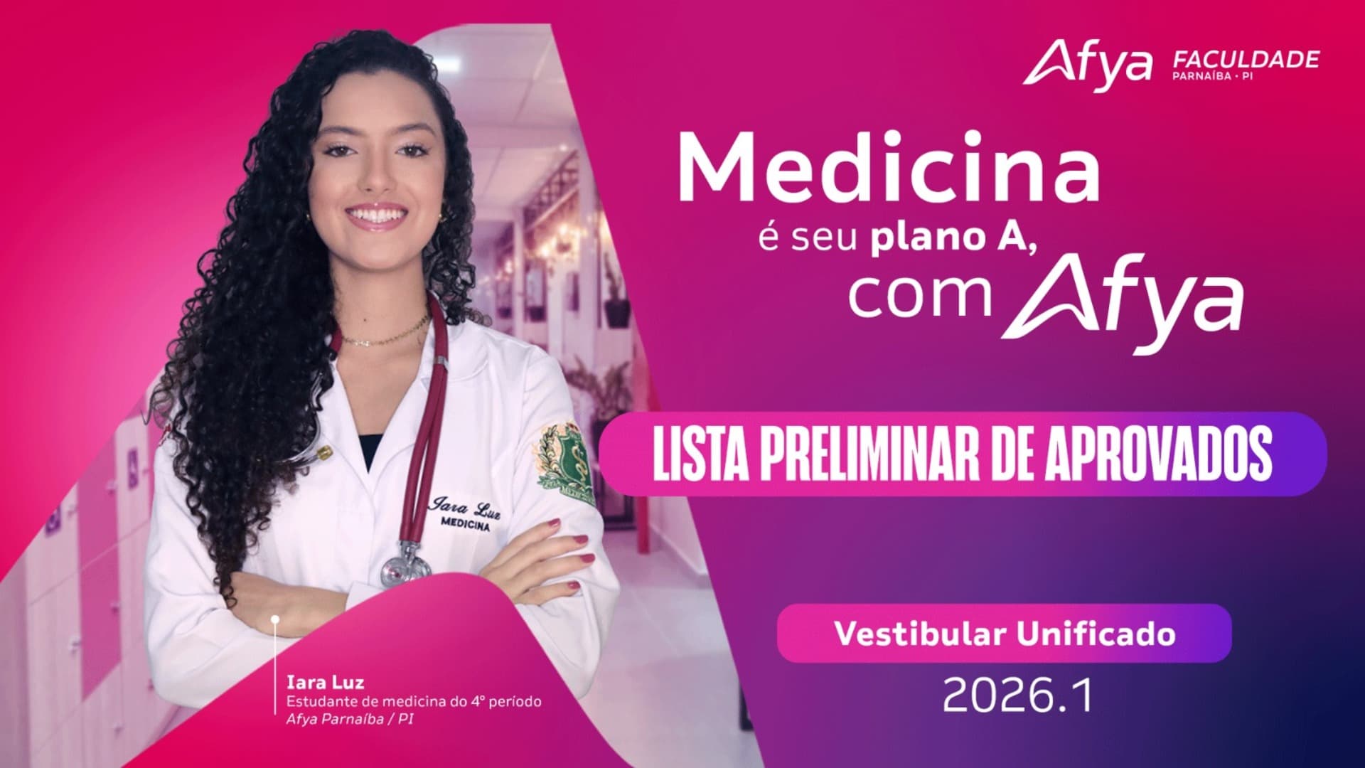 Resultado Preliminar Vestibular Online Medicina 2026.1