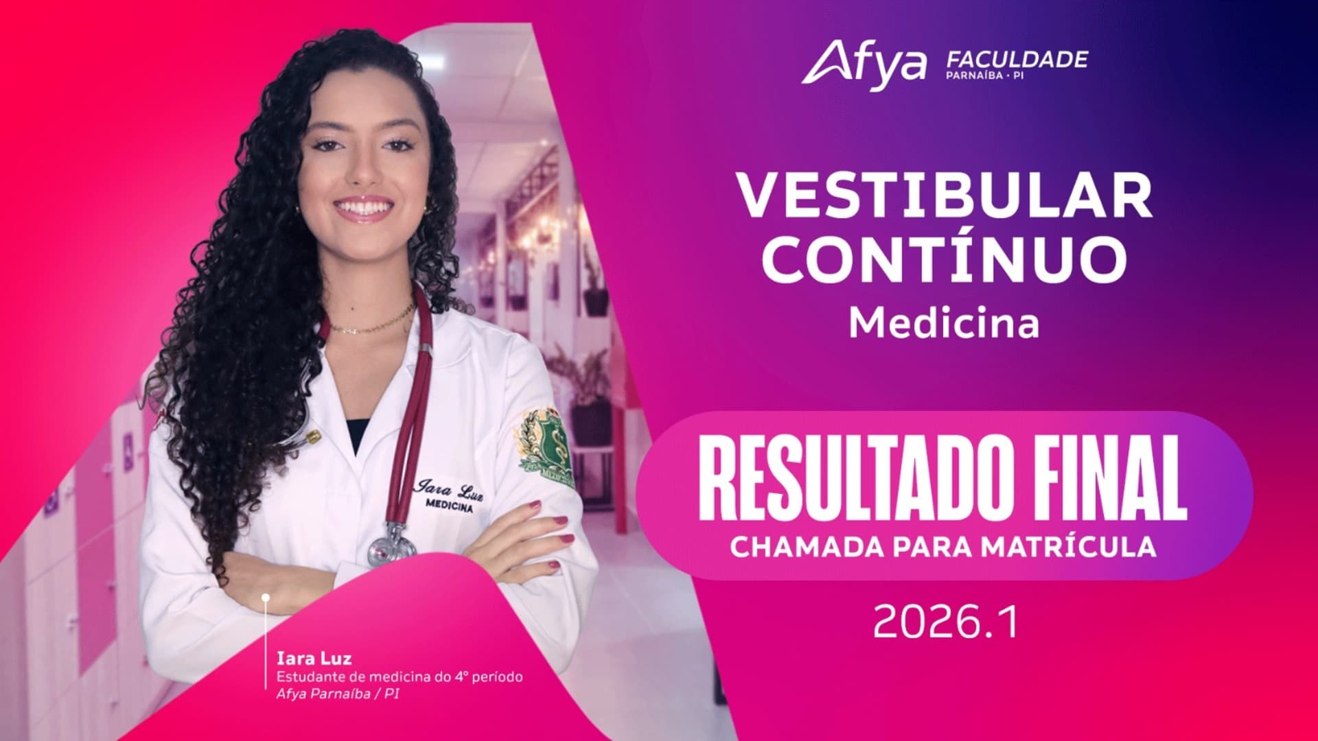 Resultado vestibular online contínuo medicina 2026.1