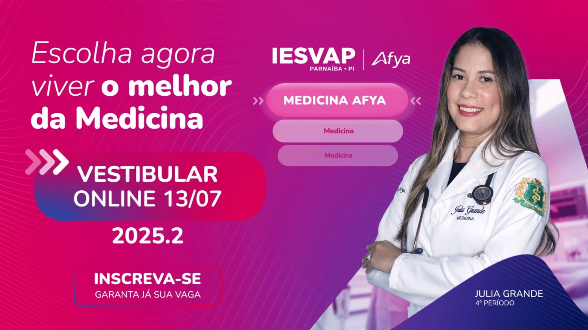 Segundo vestibular medicina PS vestibular online 2025.2