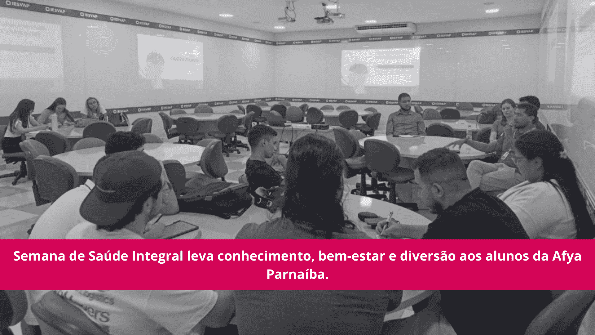 Semana de Saúde Integral leva conhecimento, bem-estar e diversão aos alunos da Afya Parnaíba