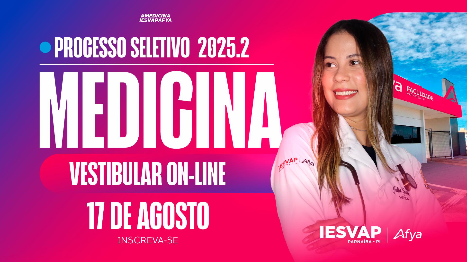 Terceiro vestibular medicina PS vestibular online 2025.2