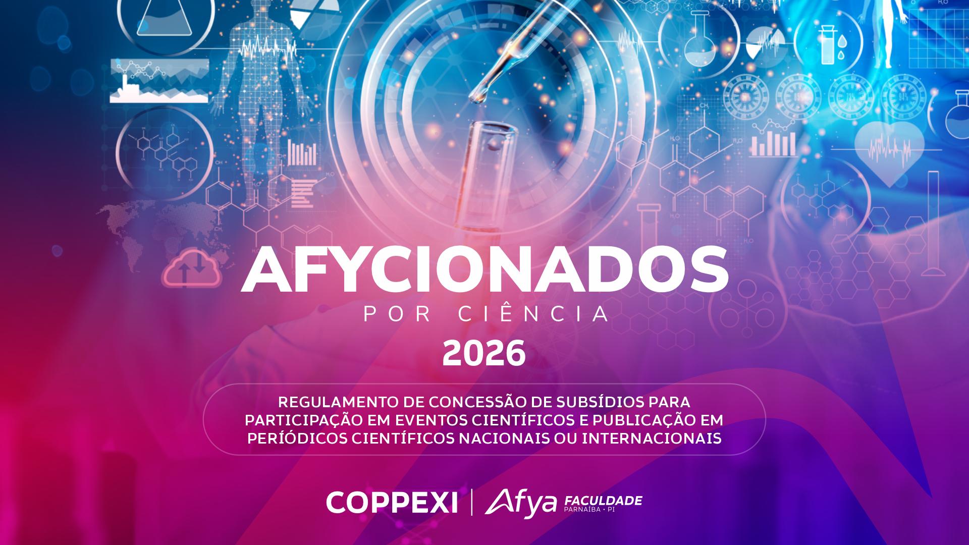 Afycionados por ciência - edicão 2026