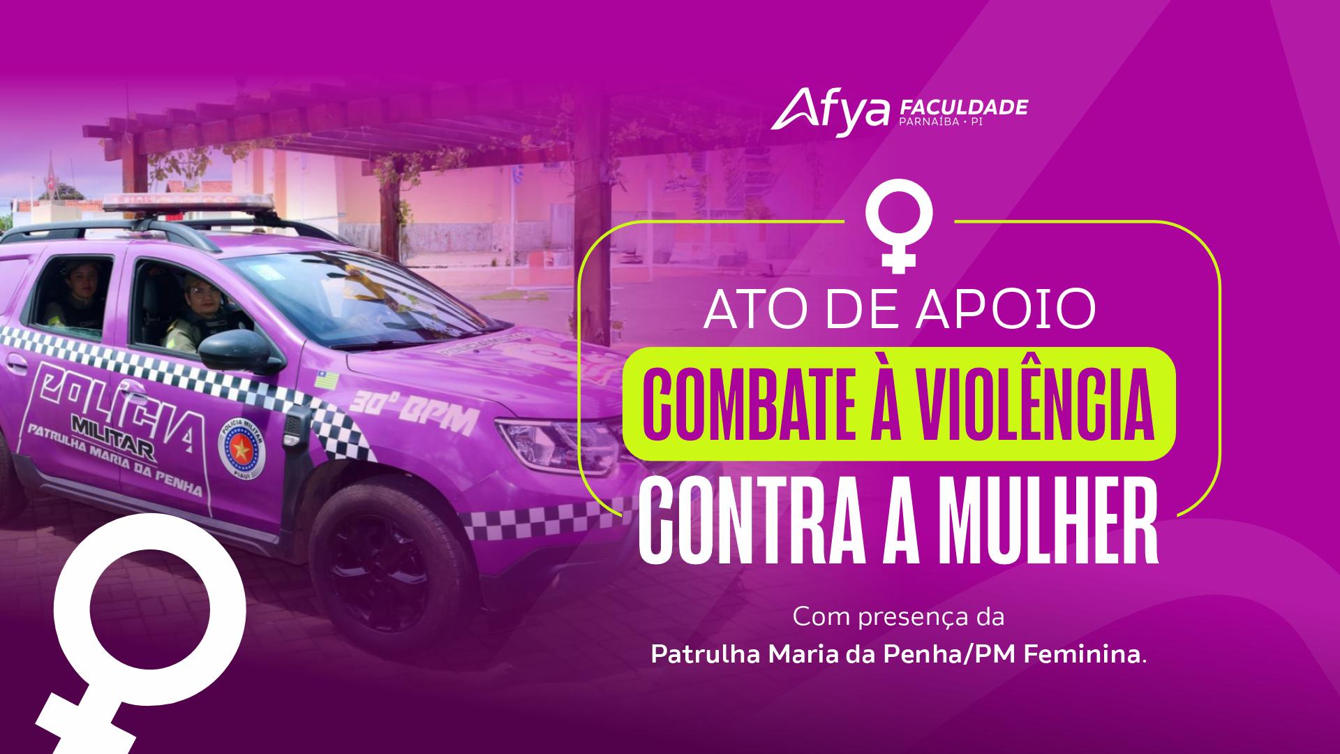 Um grito que ecoa por respeito e segurança! Hoje, a Afya Parnaíba parou para dizer: CHEGA DE VIOLÊNCIA!