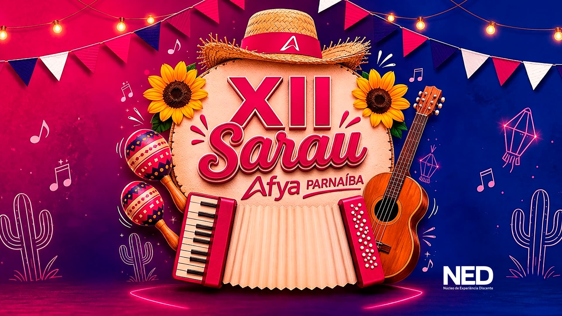 XII Sarau Junino da Afya Parnaíba celebra cultura, integração e alegria