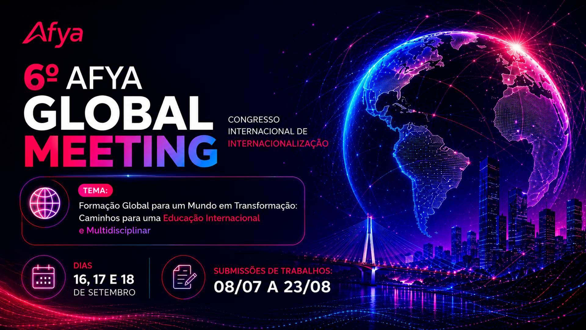 Vem aí o 6º Afya Global Meeting!