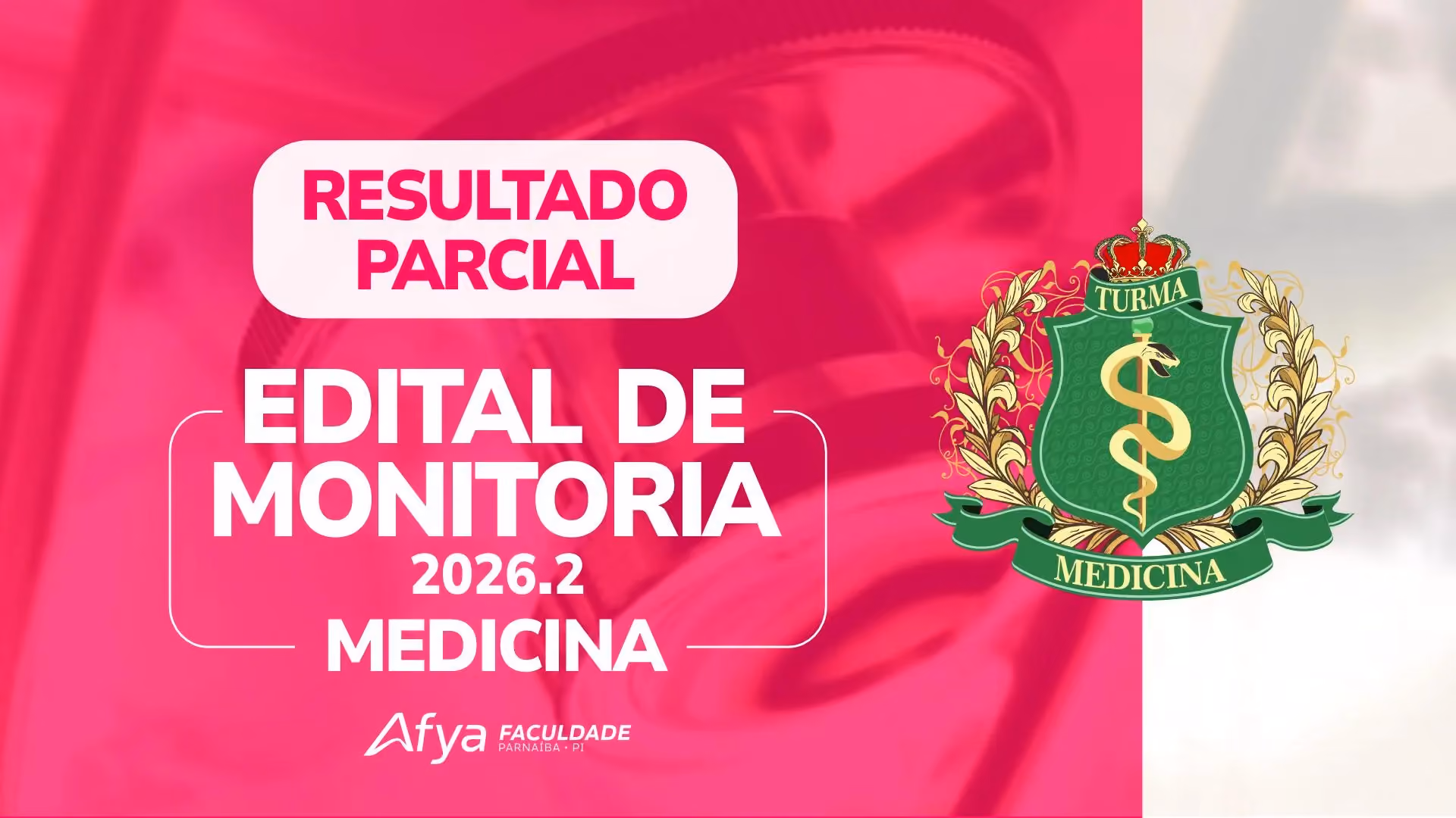 Edital de monitoria 02/2026 – resultado parcial da seleção