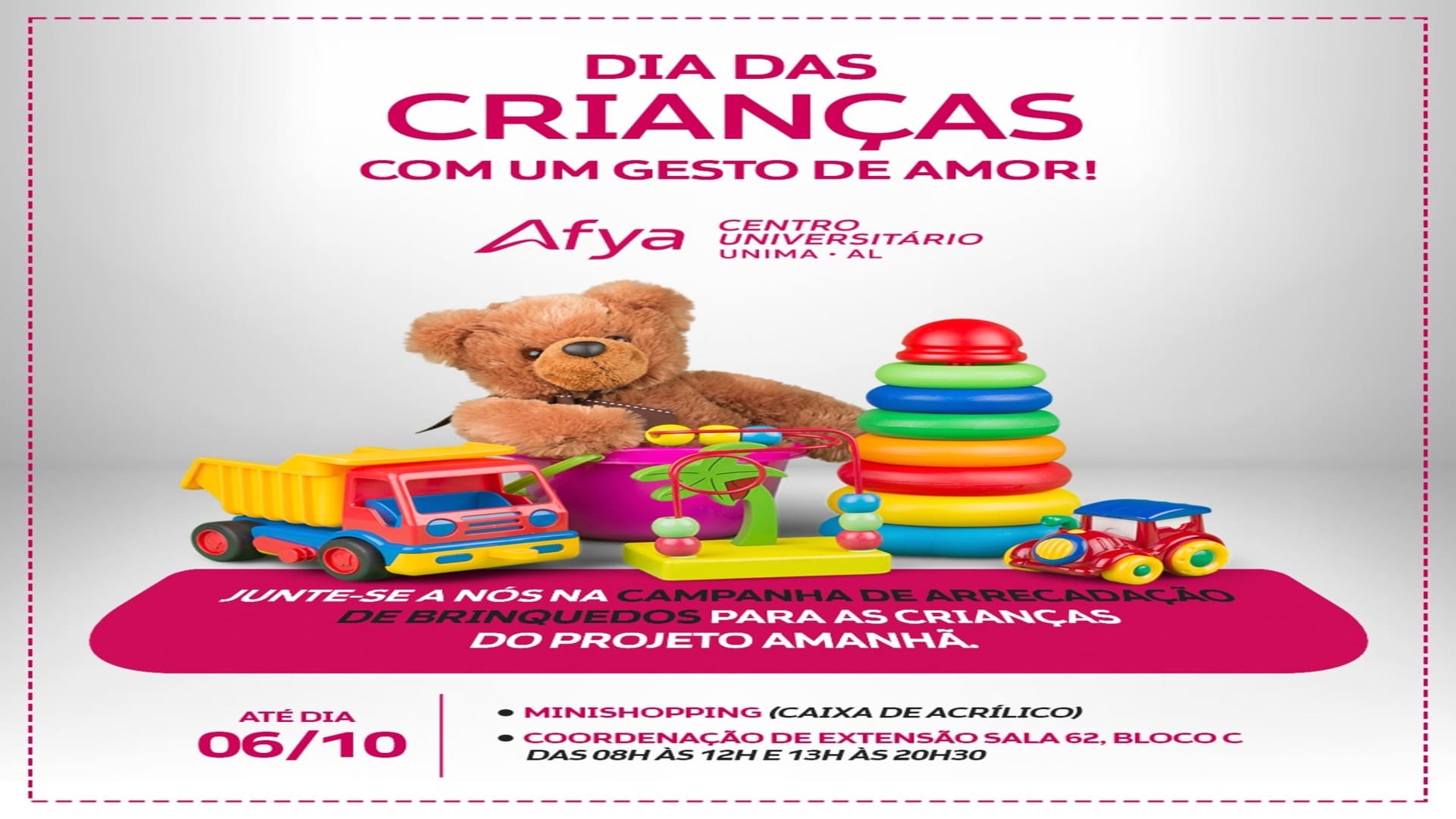 Afya Maceió celebra o Dia das Crianças com campanha solidária
