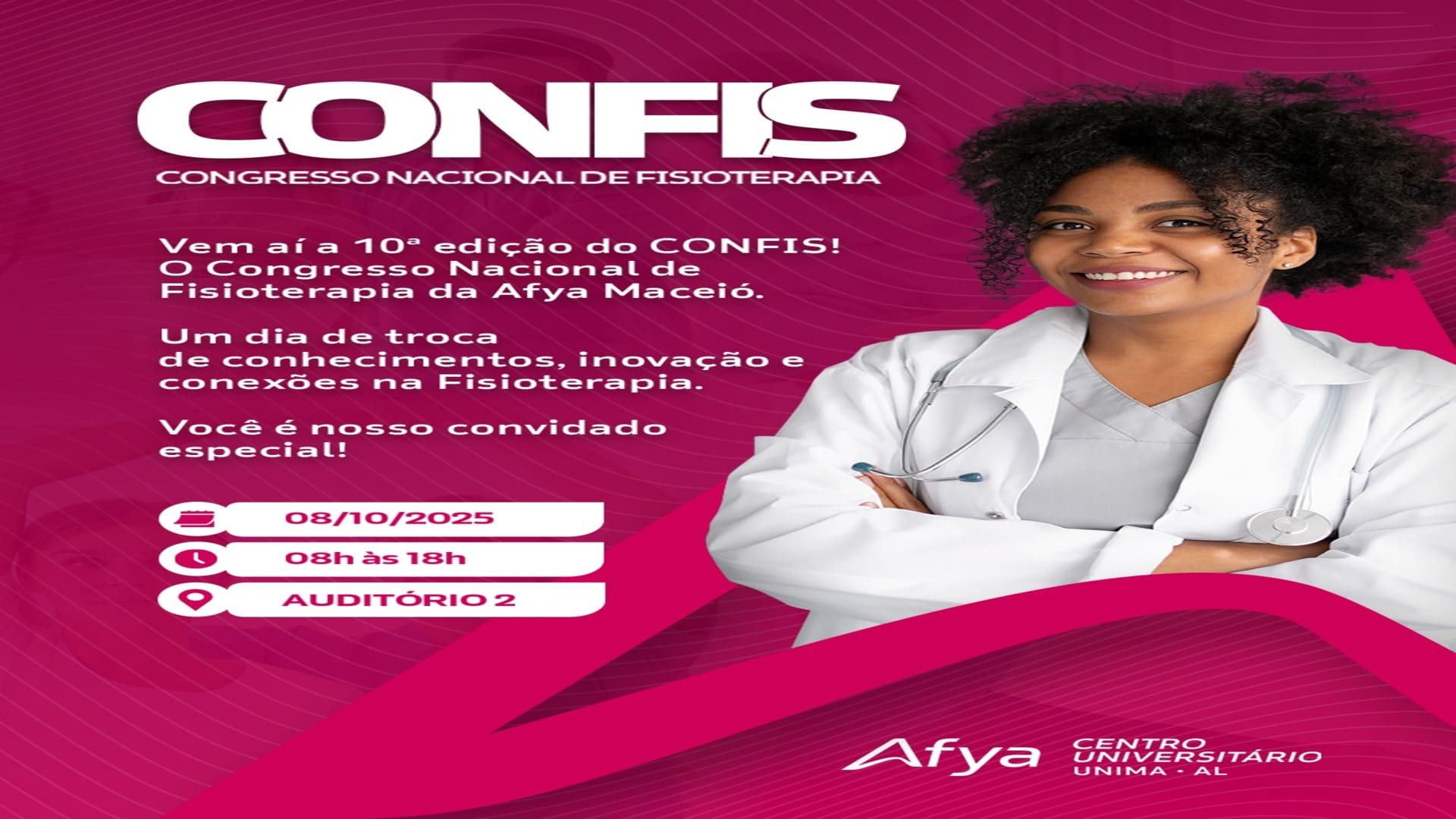Afya Maceió promove X Congresso Nacional de Fisioterapia
