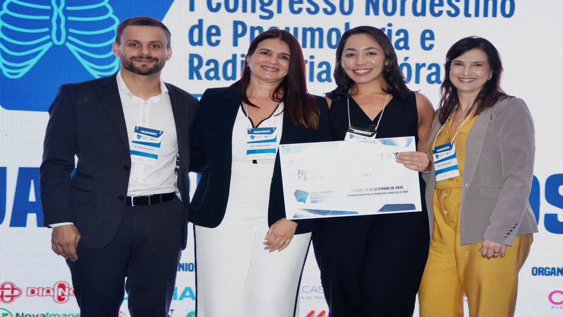 Alunas da Afya Maceió conquistam primeiro lugar em congresso de Pneumologia e Radiologia do Tórax