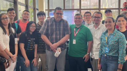 Alunos de computação e mecatrônica - visita fapeal