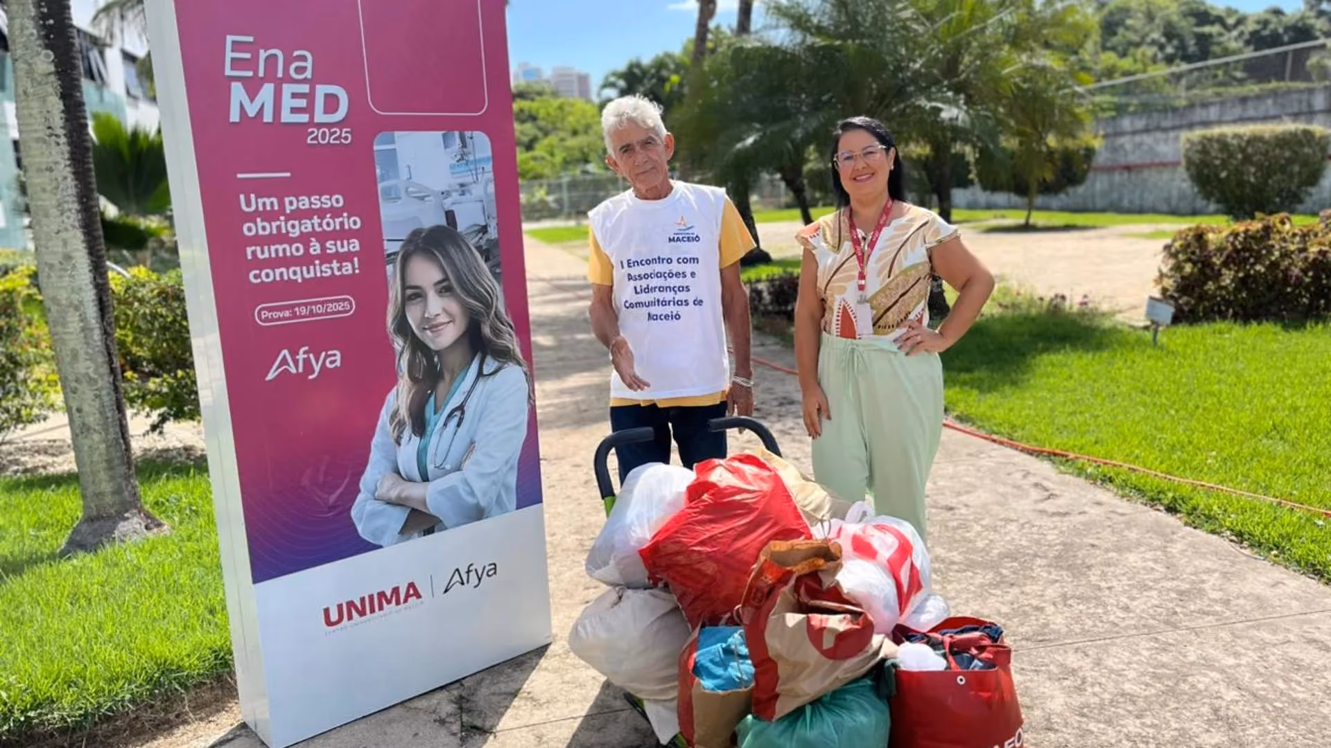 Campanha do Agasalho 2026 da Afya Maceió beneficia Centro Pop de Maceió