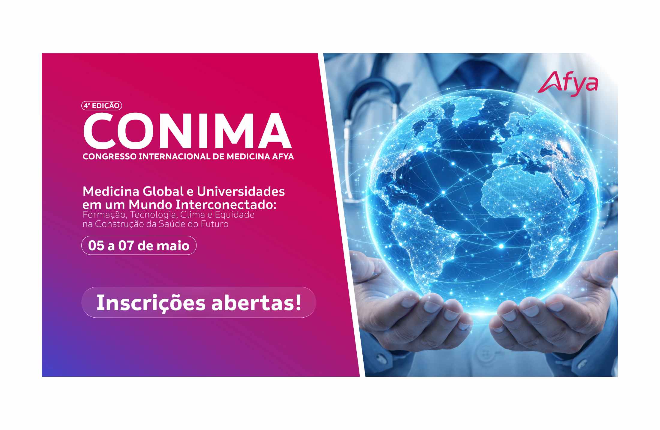 4º CONIMA debate os desafios da Medicina Global em um mundo interconectado