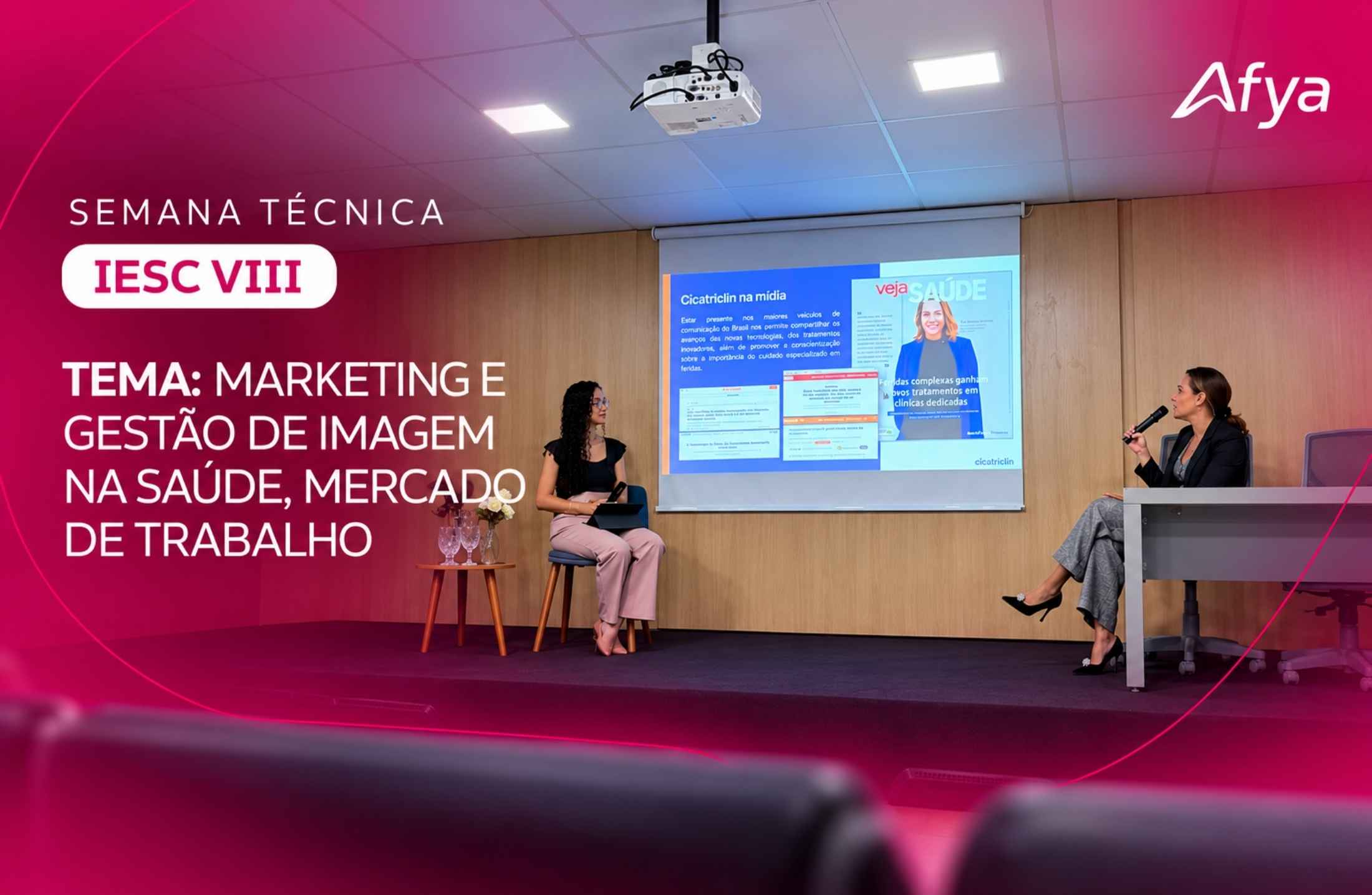 Semana Técnica do IESC VIII aborda marketing, gestão de imagem e mercado de trabalho na Medicina