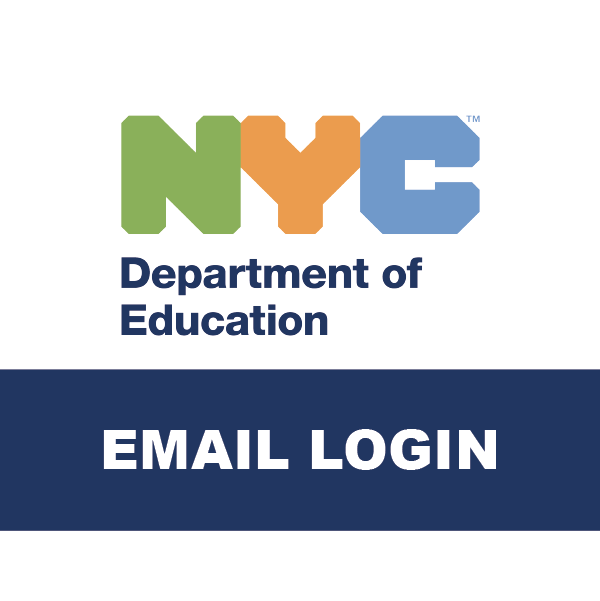 NYC Department of Education email login button