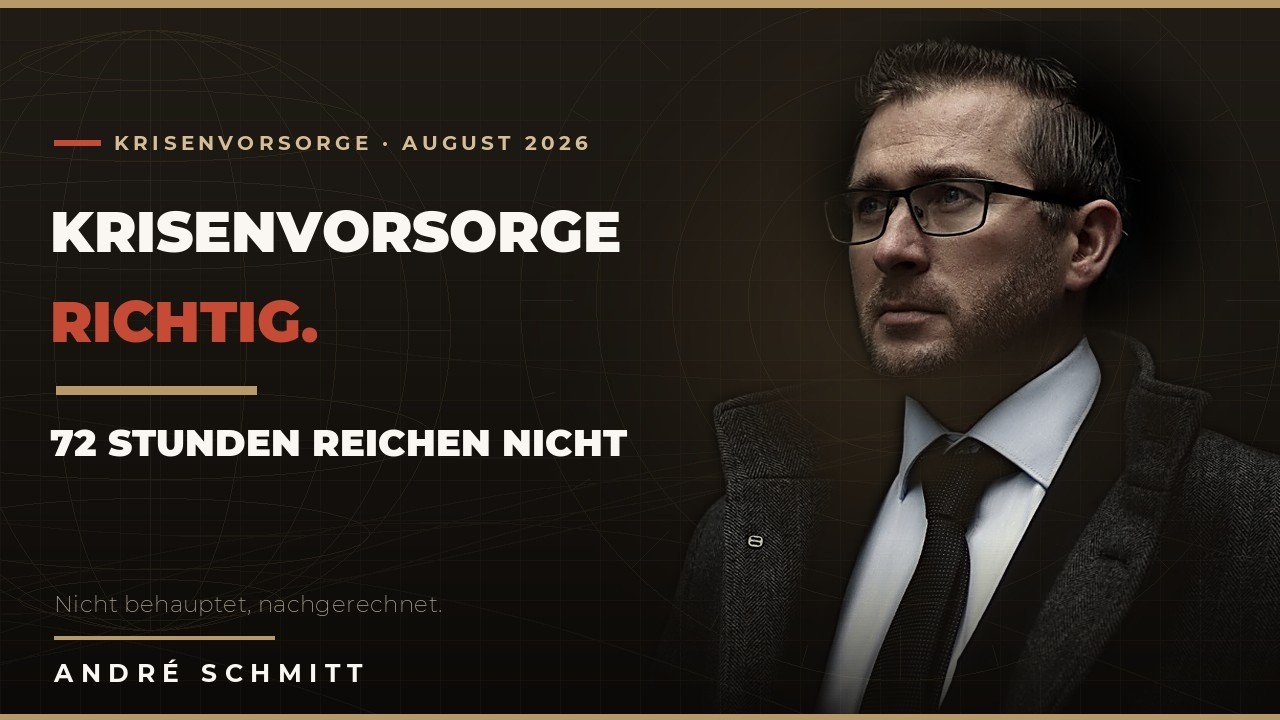 Videovorschau: Die 72-Stunden-Lüge — André Schmitt über Vorratshaltung