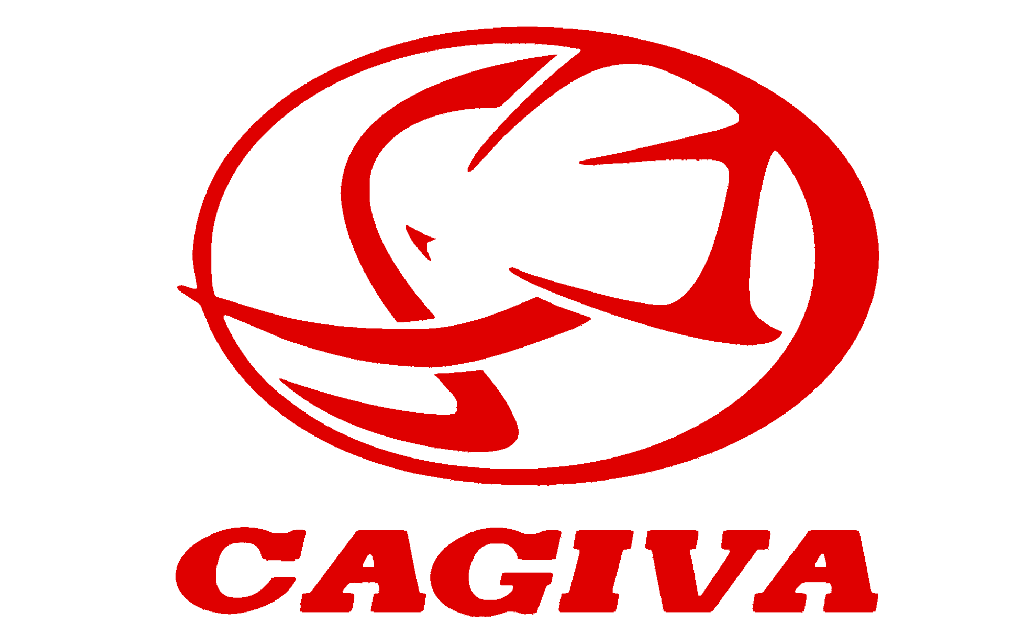 Cagiva Logo. Links to Cagiva models page.