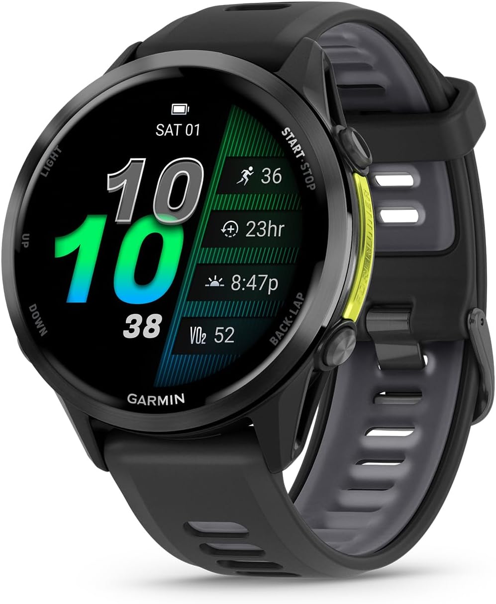 Garmin Forerunner 970 multisport GPS smartwatch for triathlon training and race tracking