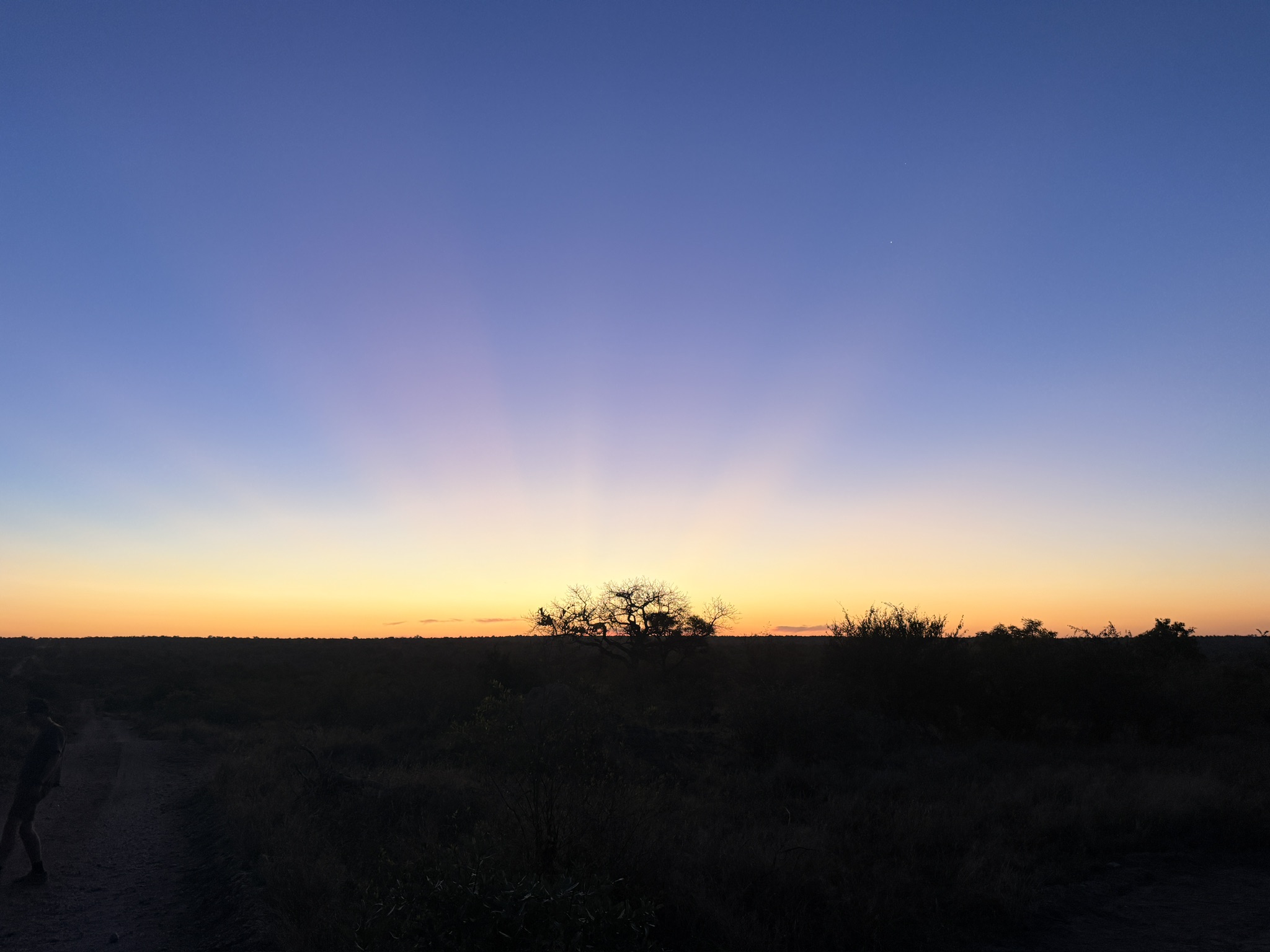 Dusk on the land
