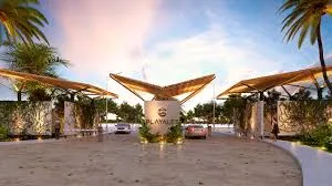 Terreno semiurbanizado en Costa yucateca