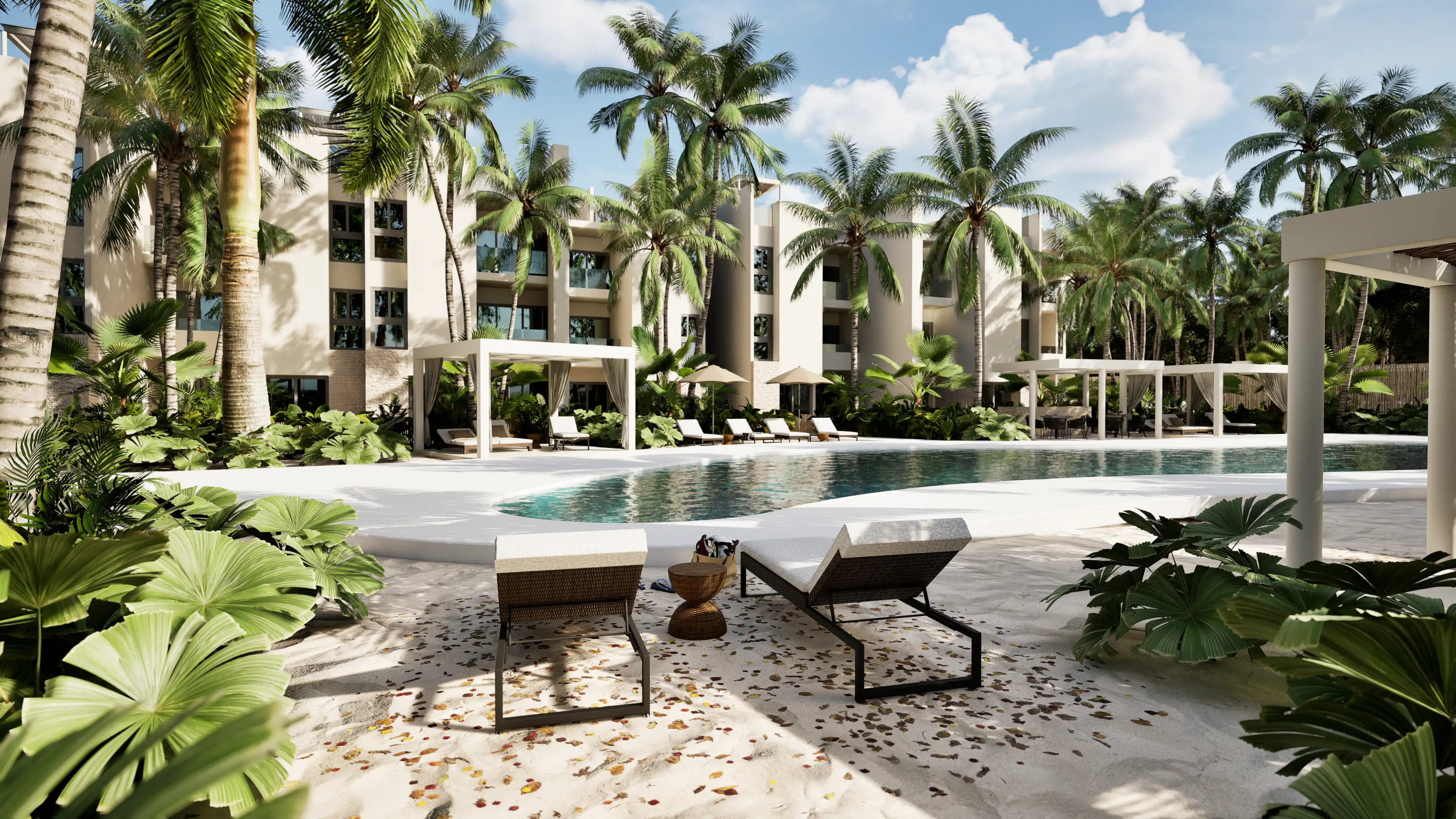 A.W.A.H Oasis de Mar | Departamentos y Villas en la Costa Yucateca | PIP