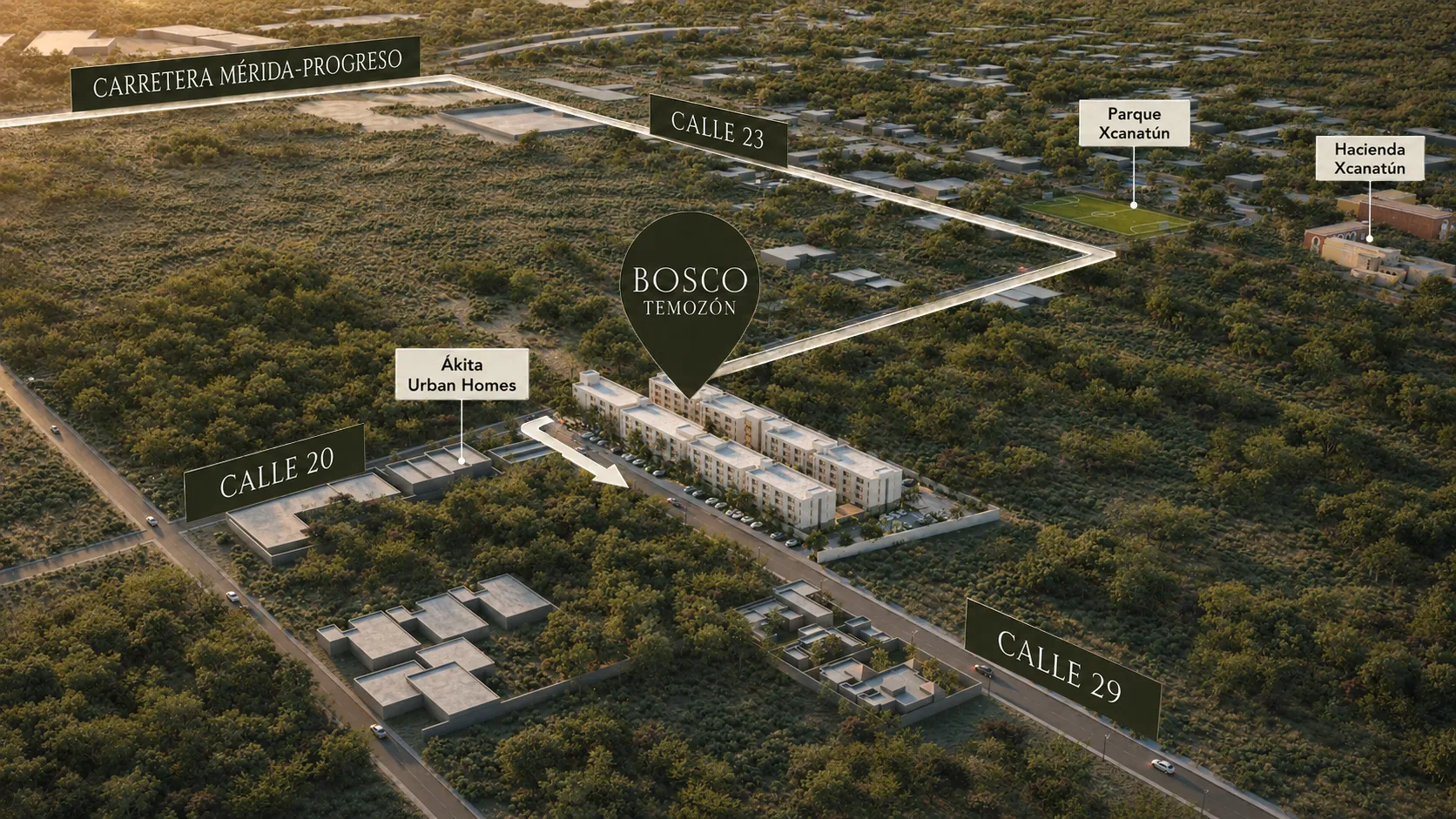 Bosco Temozón | Departamentos en Temozón Norte, Mérida desde $2,284,000 | PIP