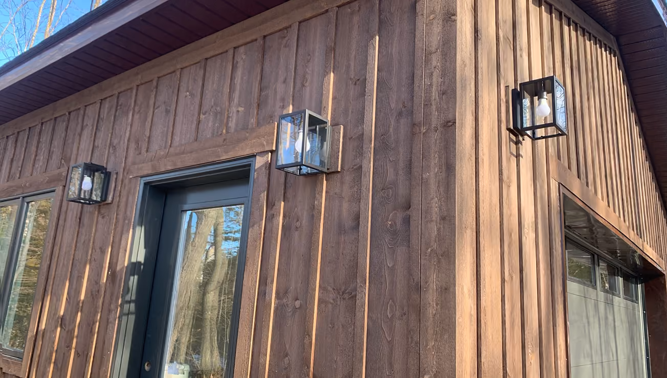 Thunder Beach garage build in Tiny Township, Georgian Bay, view 4