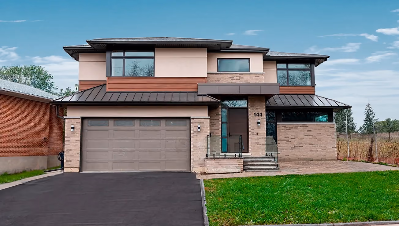 Modern custom home built by RBA Projects in North York, Toronto, view 2