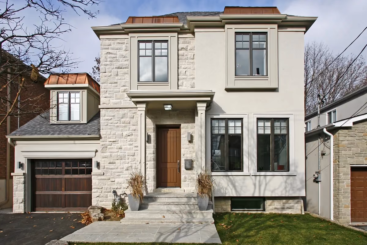 Second storey addition by RBA Projects overlooking Mimico Creek, Etobicoke