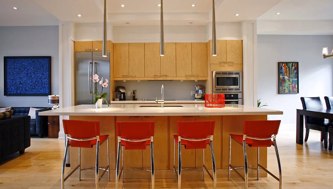 Second storey addition by RBA Projects overlooking Mimico Creek, Etobicoke, view 6