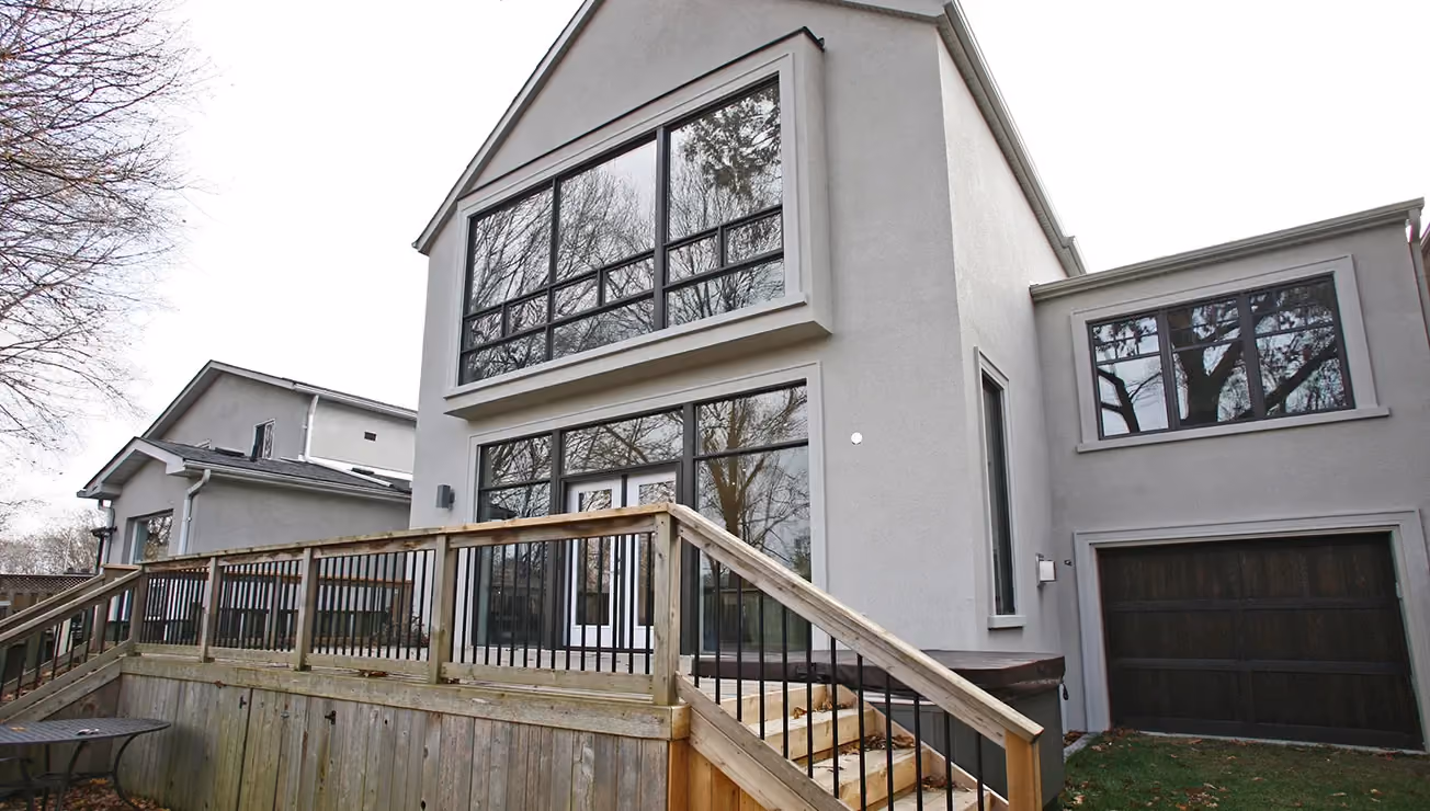 Second storey addition by RBA Projects overlooking Mimico Creek, Etobicoke, view 11