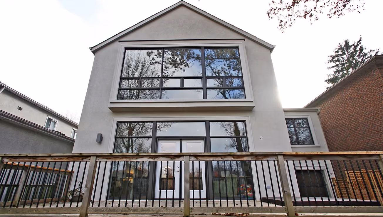 Second storey addition by RBA Projects overlooking Mimico Creek, Etobicoke, view 10