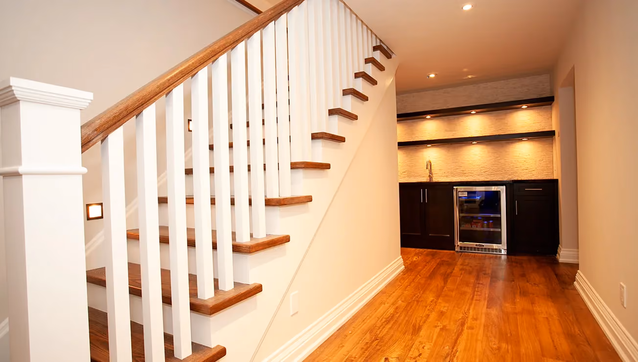 Home renovation by RBA Projects in The Kingsway, Toronto, view 6