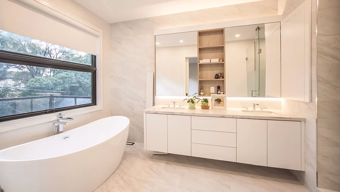 Custom home built by RBA Projects in High Park South, Toronto, view 16