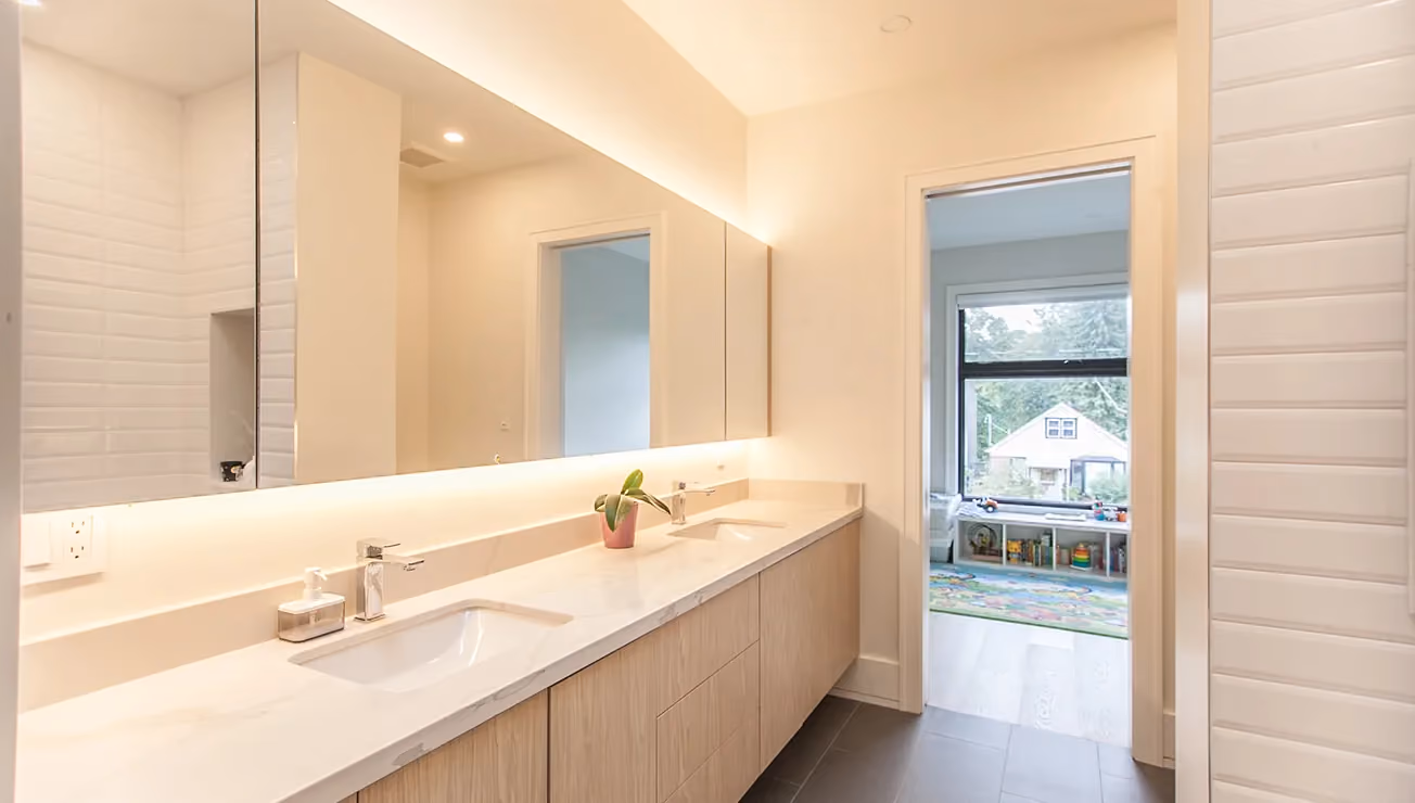 Custom home built by RBA Projects in High Park South, Toronto, view 12