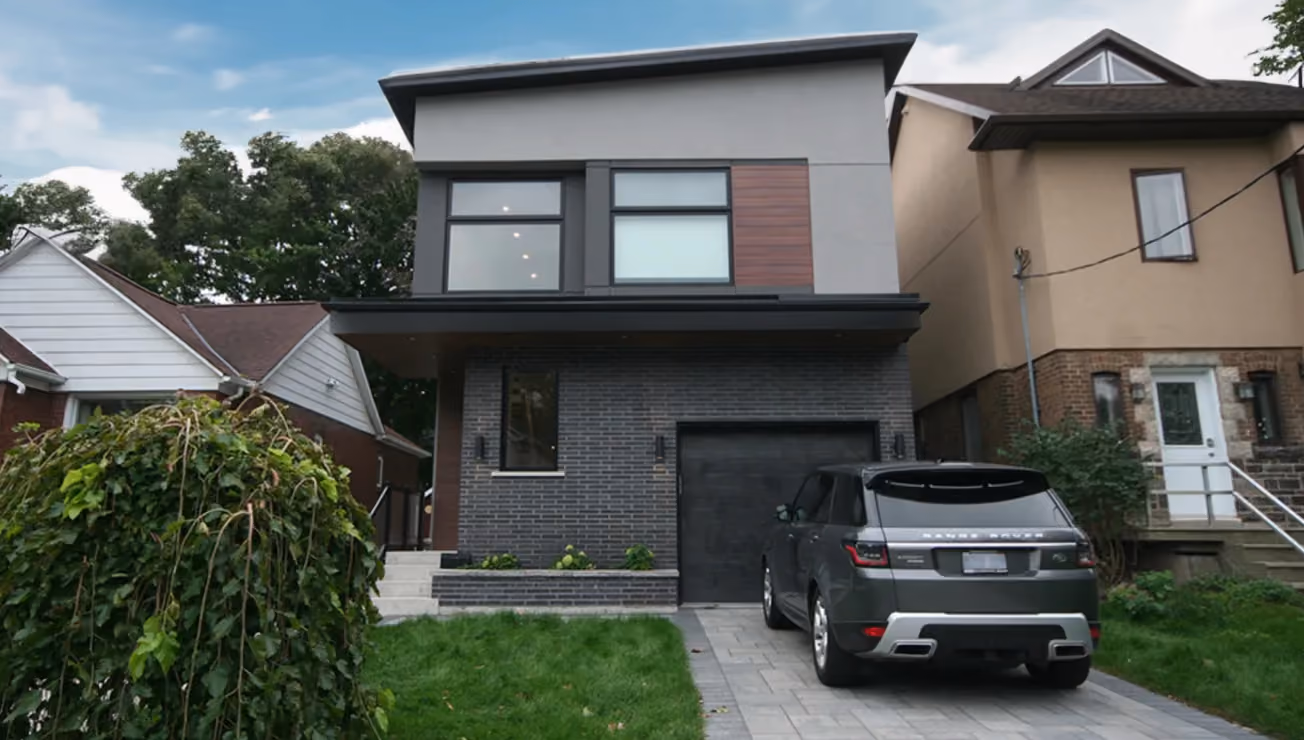 Custom home built by RBA Projects in High Park South, Toronto, view 2