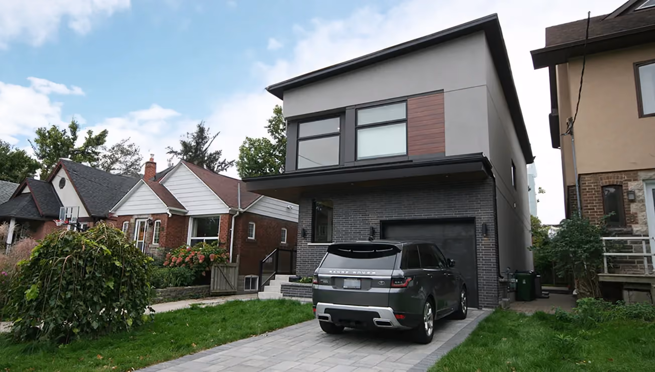 Custom home built by RBA Projects in High Park South, Toronto, view 3