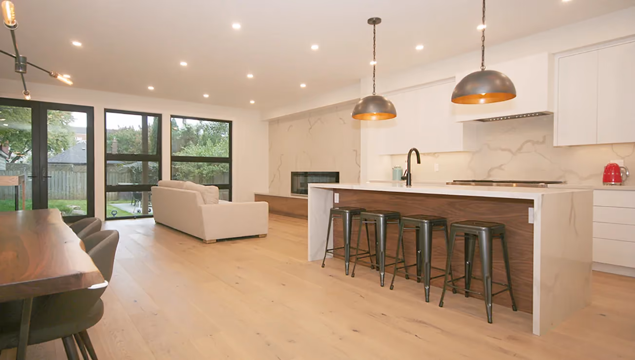Custom home built by RBA Projects in High Park South, Toronto, view 7