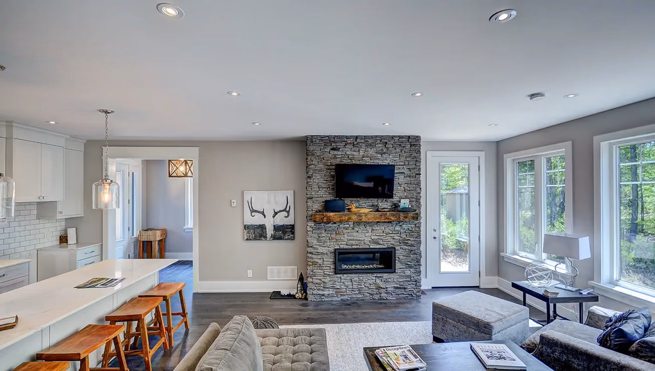 Custom duplex cottage built by RBA Projects in Gravenhurst, Muskoka, view 12