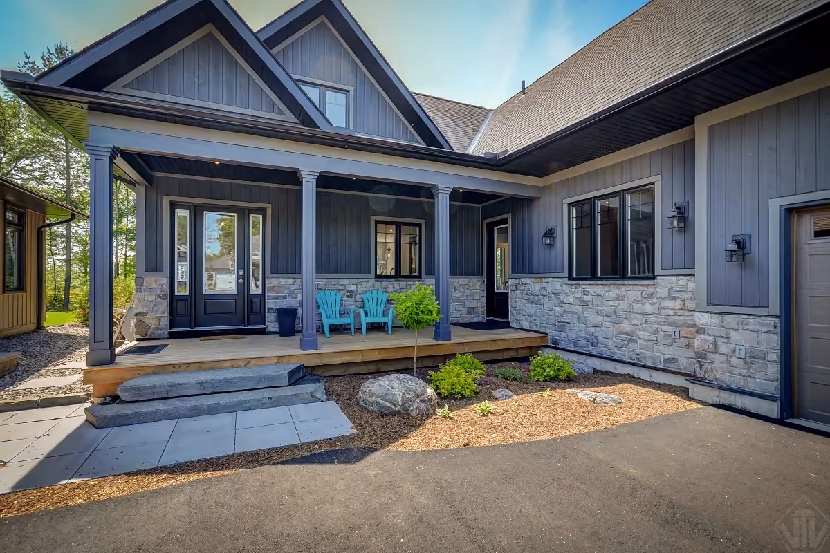 Custom duplex cottage built by RBA Projects in Gravenhurst, Muskoka